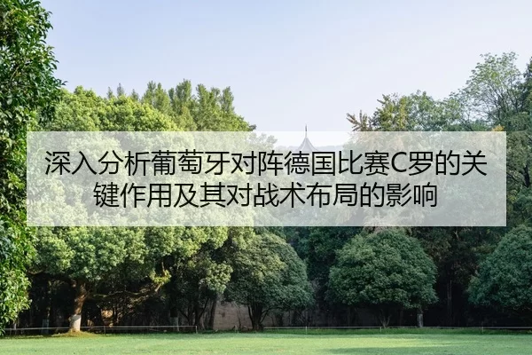深入分析葡萄牙对阵德国比赛C罗的关键作用及其对战术布局的影响